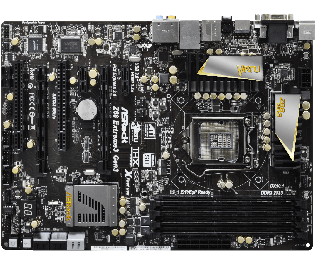 Asrock z68 код ошибки